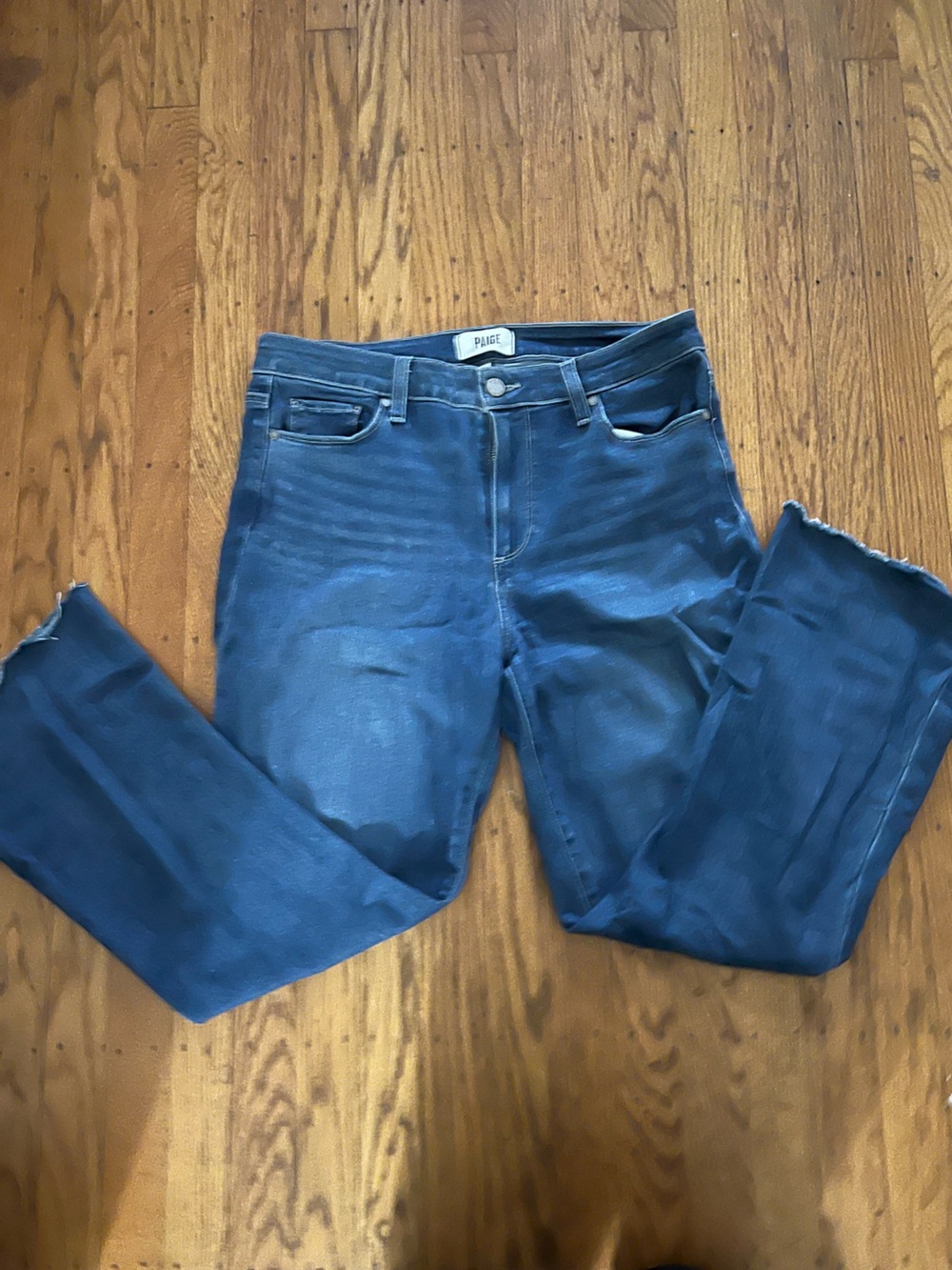 PAIGE Dark Blue Denim Jeans